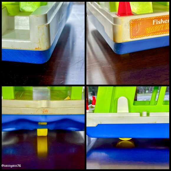 🆕VTG▪️FISHER-PRICE▪️1972 Happy Houseboat With Little People & Accessories - Picture 11 of 13